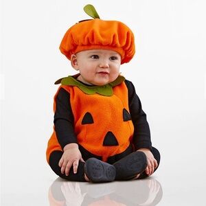 Pottery Barn Kids Pumpkin Costume - Orange and Black